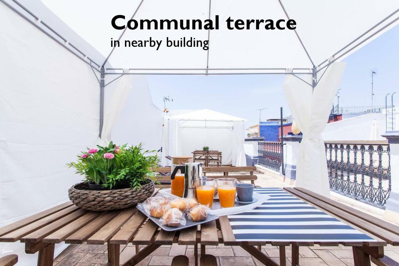 Hostly Acetres 1A Loft In City Center, Comunal Terrace, Fibre,Parking Optional Sevilla Exteriör bild
